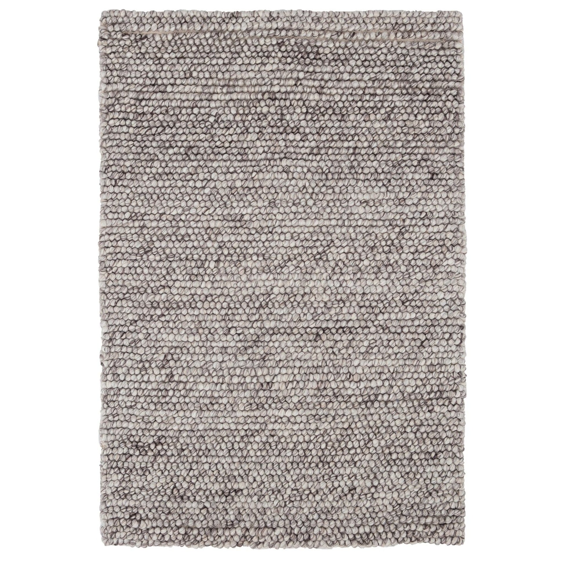 Niels Grey Handwoven Wool/Viscose Rug Rugs 