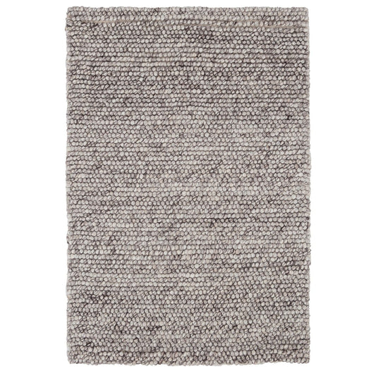 Niels Grey Handwoven Wool/Viscose Rug Rugs 