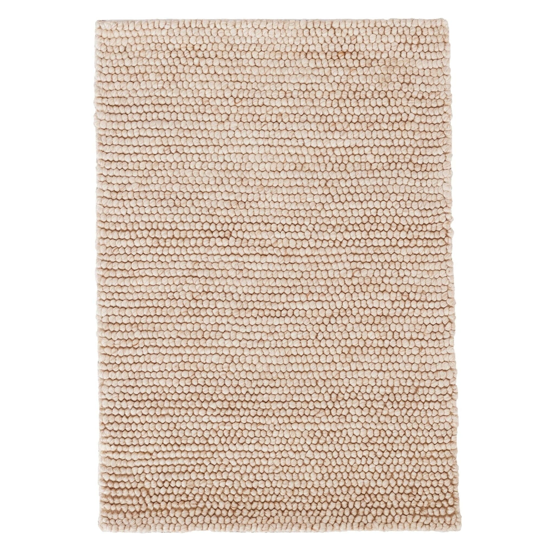 Niels Latte Handwoven Wool/Viscose Rug Rugs 