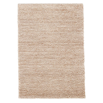 Niels Latte Handwoven Wool/Viscose Rug Rugs 