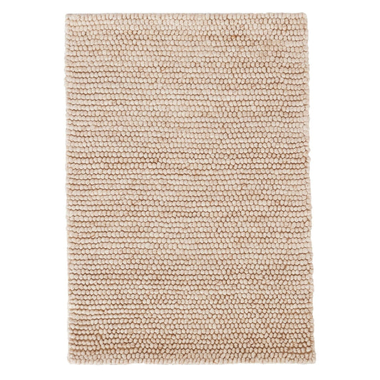 Niels Latte Handwoven Wool/Viscose Rug Rugs 