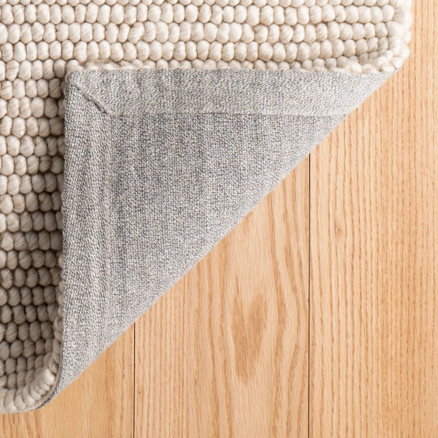 Niels Latte Handwoven Wool/Viscose Rug Rugs 