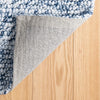Niels Navy Handwoven Wool/Viscose Rug Rugs 