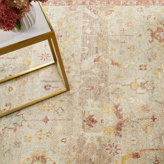 Nora Natural Hand Knotted Wool Rug Rugs 