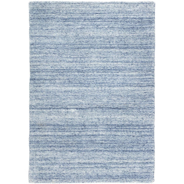 Nordic Blue Hand Loom Knotted Performance Rug Rugs 