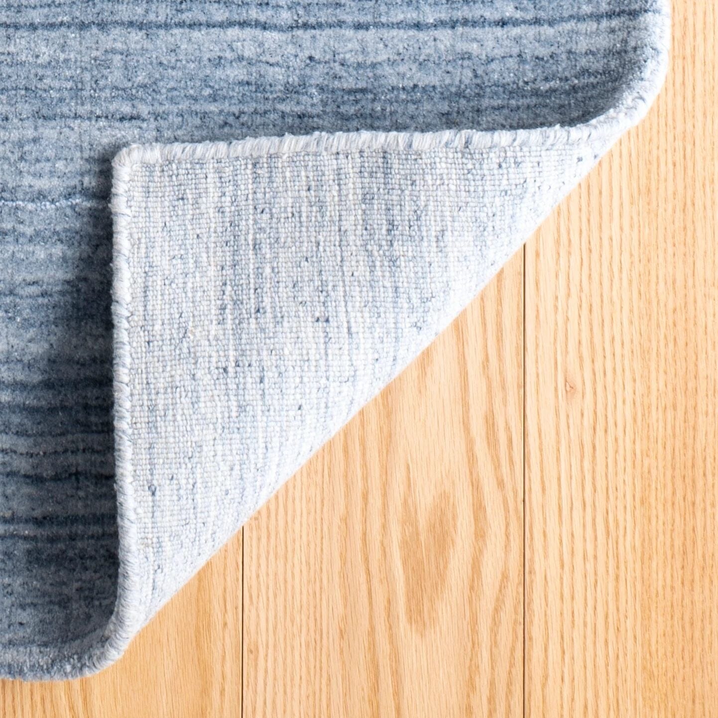 Nordic Blue Hand Loom Knotted Performance Rug Rugs 