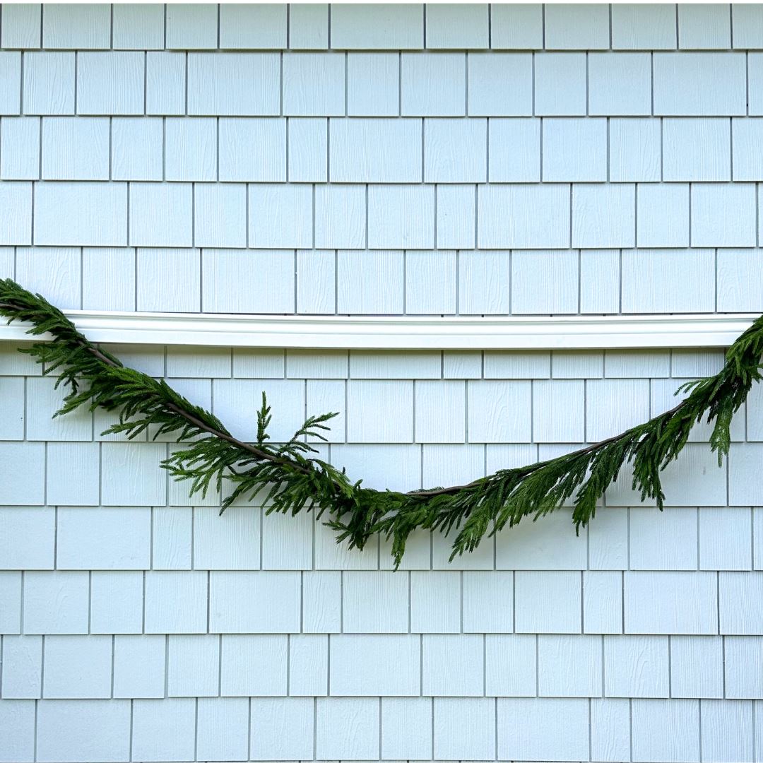 Norfolk Pine Garland 10' Greenery 