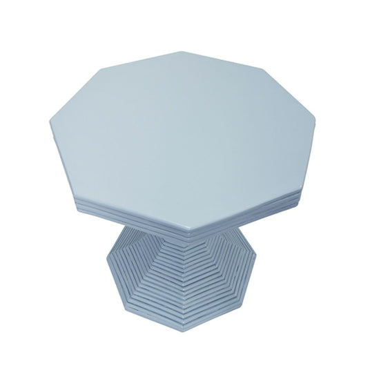 Octavia Light Blue Side Table Side Table 