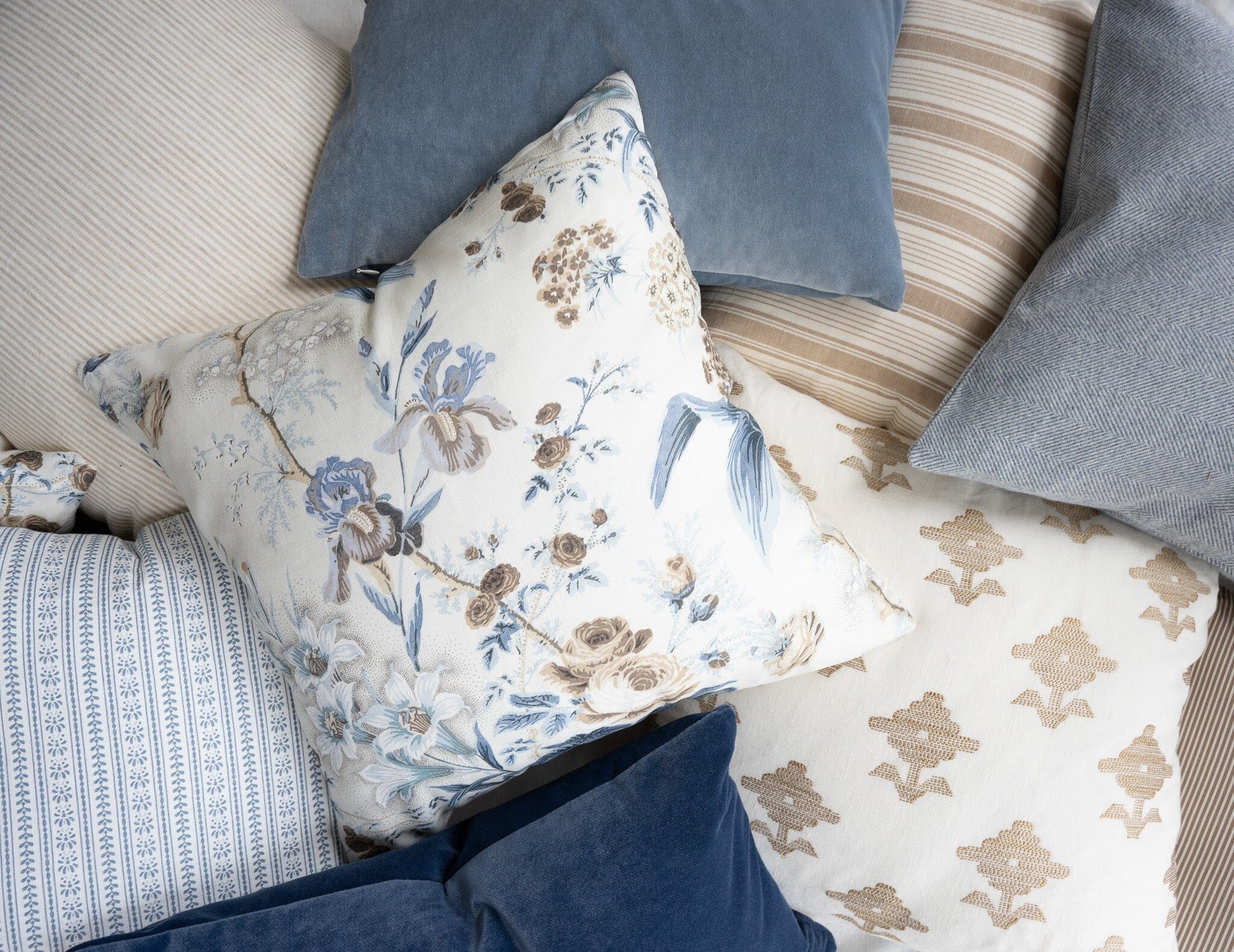 Ojai Stripe Lumbar Pillow - Neutral Pillows 