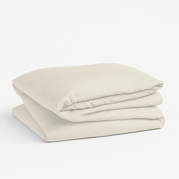 Organic Cotton Ivory Duvet Cover Duvet Cover 