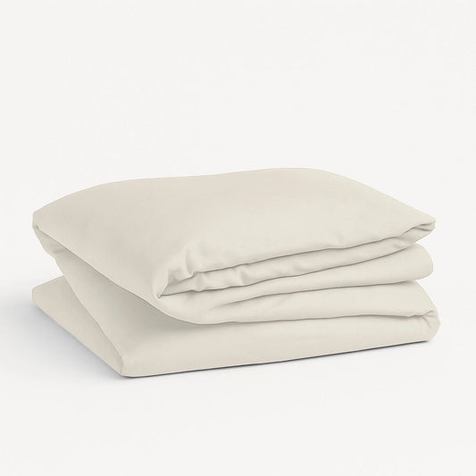 Organic Cotton Ivory Duvet Cover Duvet Cover 