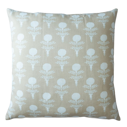 Oyster Block Print Pillow 22" Pillows 