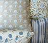 Oyster Block Print Pillow 22" Pillows 