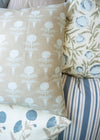 Oyster Block Print Pillow 22" Pillows 