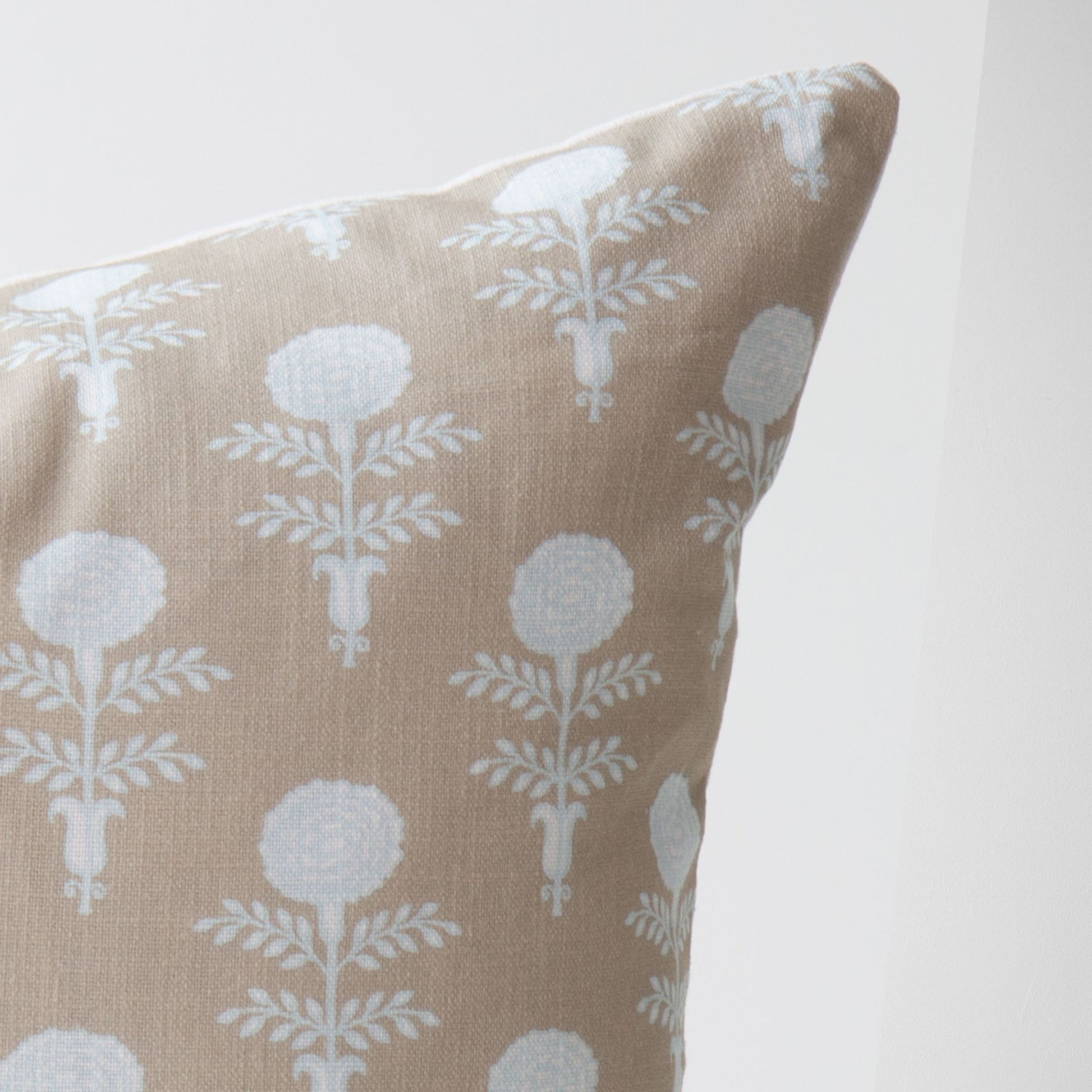 Oyster Block Print Pillow 22" Pillows 