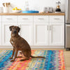 Paint Chip Multi Machine Washable Rug Rugs 