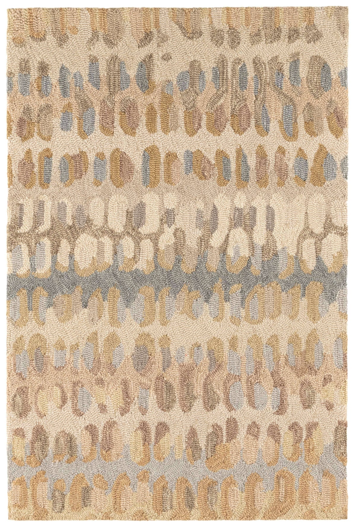 Paint Chip Natural Hand Micro Hooked Wool Rug – Rainsford Company