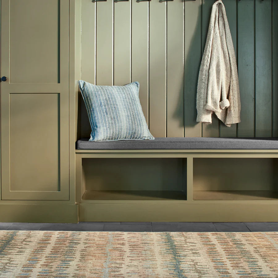 Paint Chip Natural Machine Washable Rug WASHABLE 