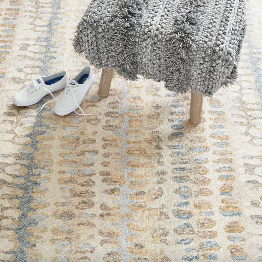 Paint Chip Natural Machine Washable Rug WASHABLE 