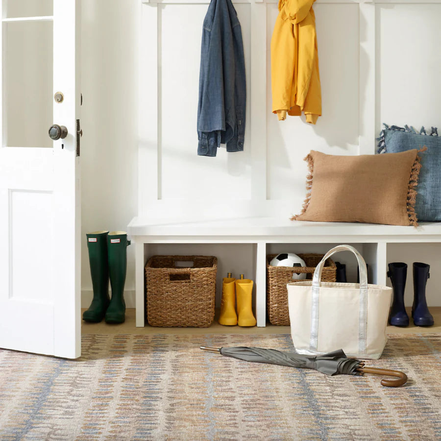 Paint Chip Natural Machine Washable Rug WASHABLE 