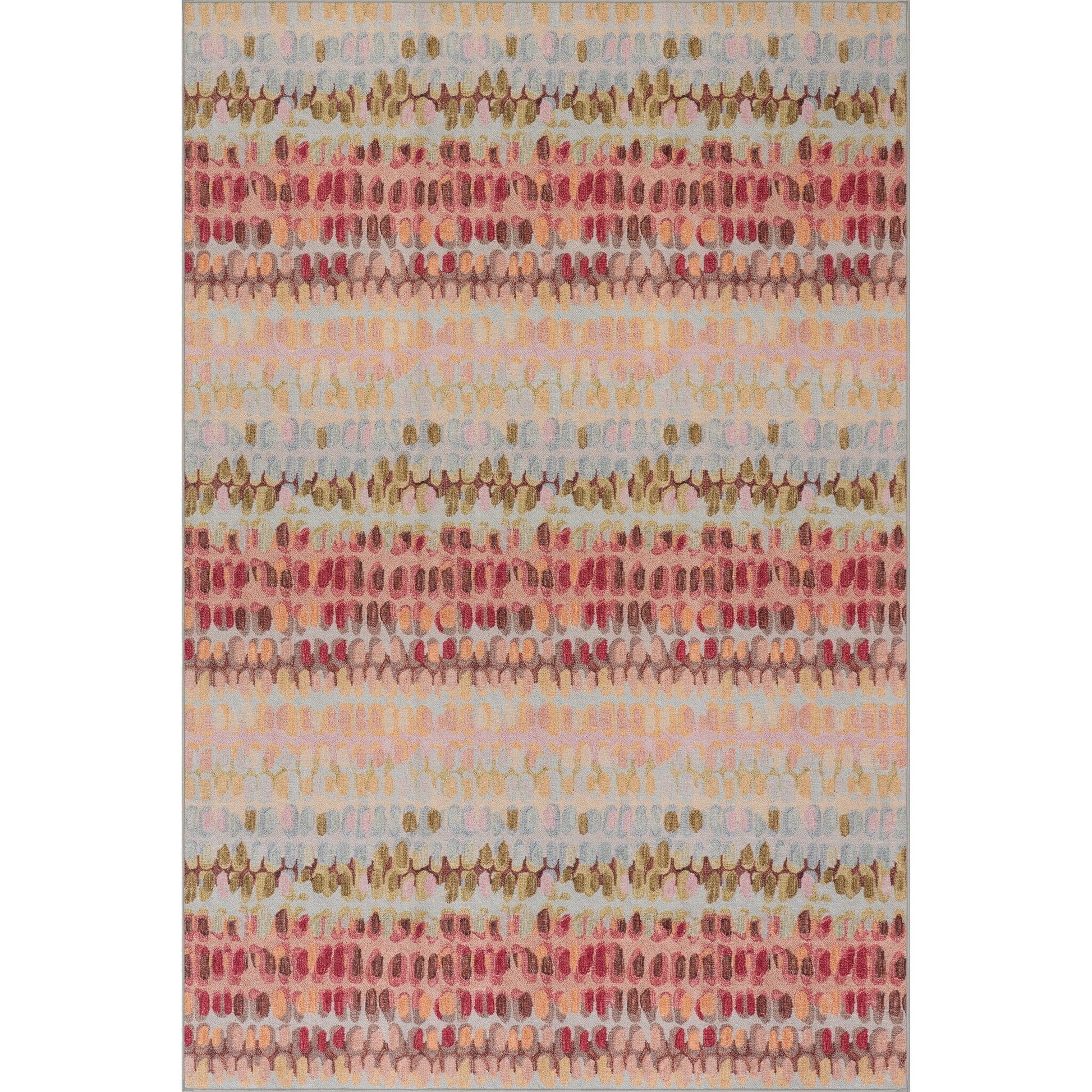 Paint Chip Pastel Machine Washable Rug Rugs 