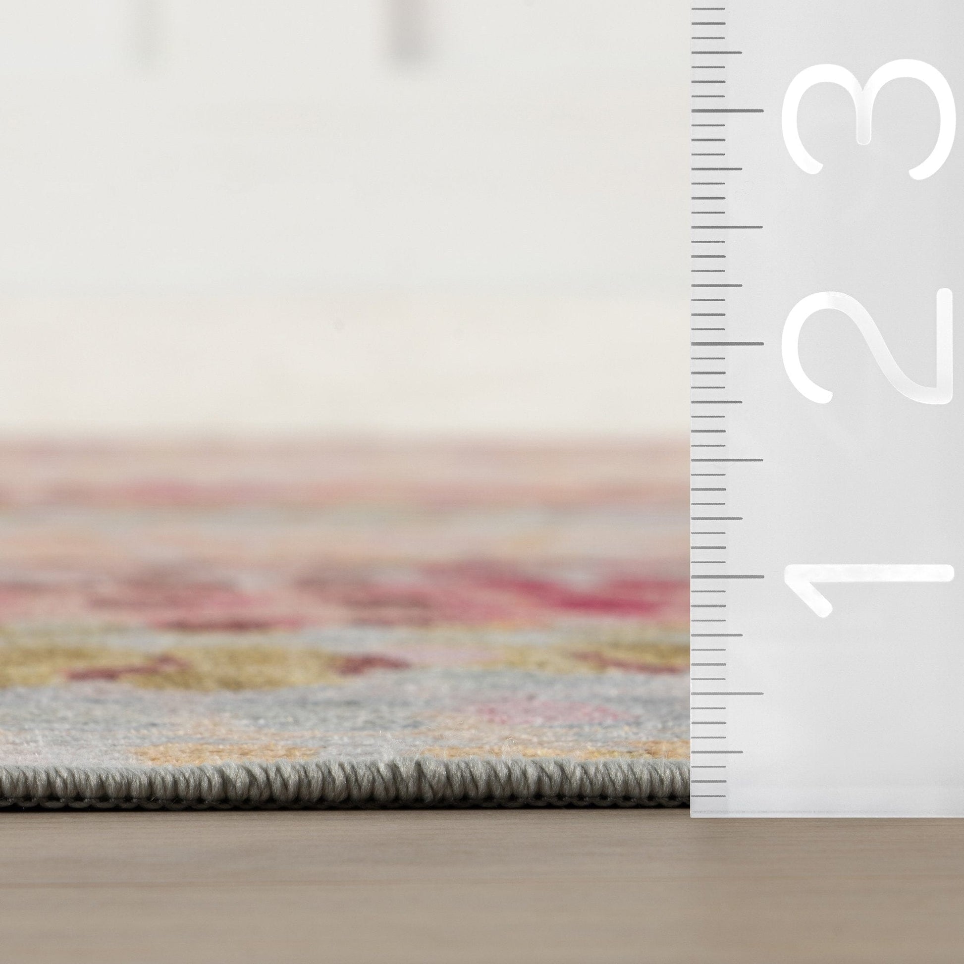 Paint Chip Pastel Machine Washable Rug Rugs 