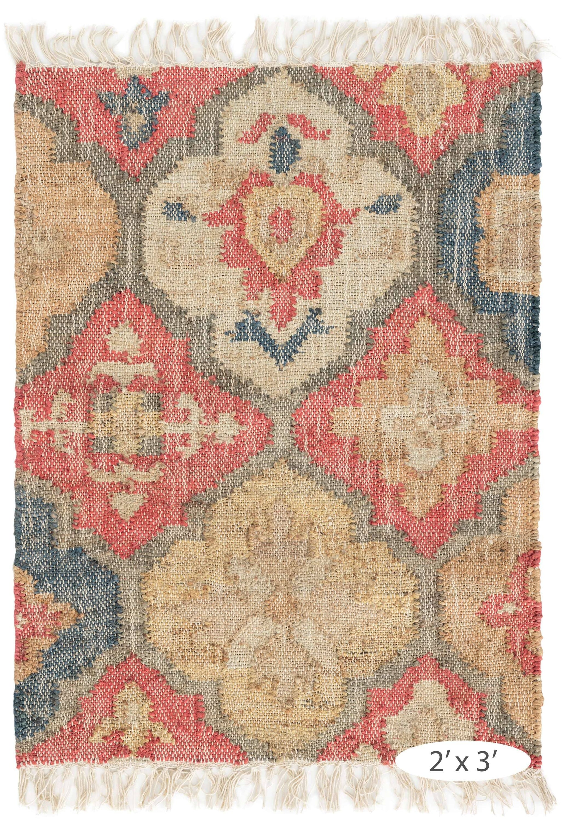 Pali Multi Handwoven Jute Rug Rugs 