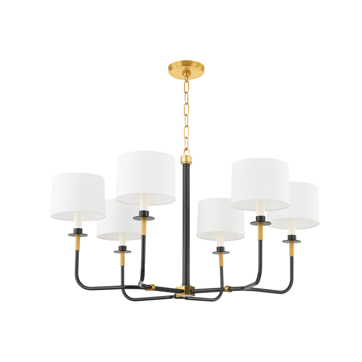 Paramus Chandelier Small Chandelier Aged Old Bronze 