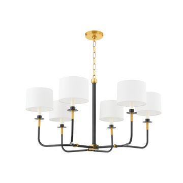 Paramus Chandelier Small Chandelier Aged Old Bronze 