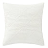 Parisienne Velvet Dove White Quilted Sham Quilted Sham 