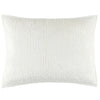 Parisienne Velvet Dove White Quilted Sham Quilted Sham 
