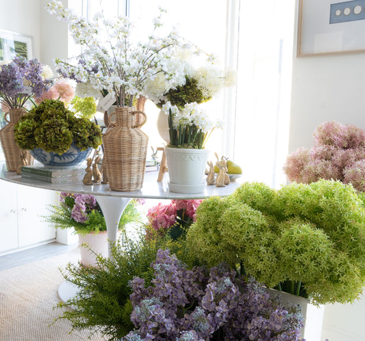 Pear Blossom Spray 38" Greenery 