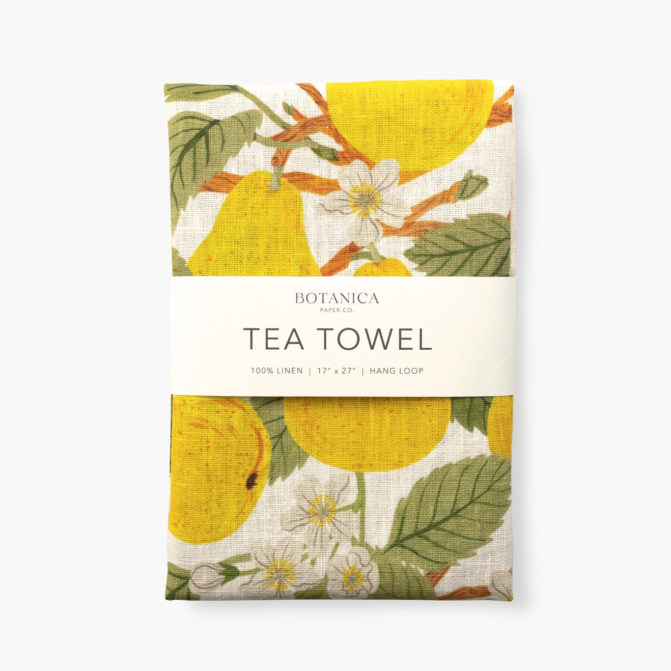 Pear Orchid Tea Towel Linens 