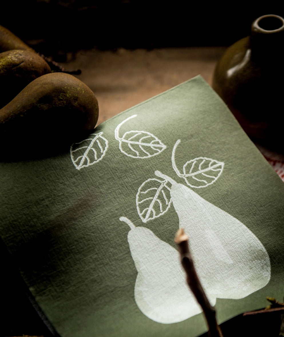 Pears - Paviot Dinner Napkins Linens 
