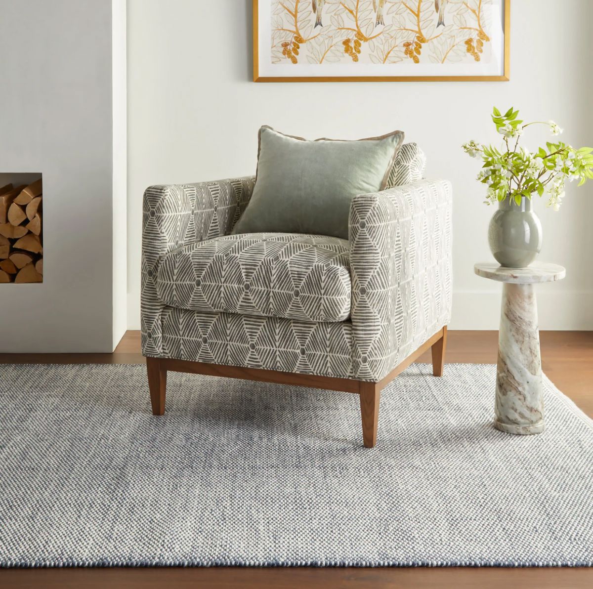 Pebble Blue Indoor/Outdoor Rug Rugs 