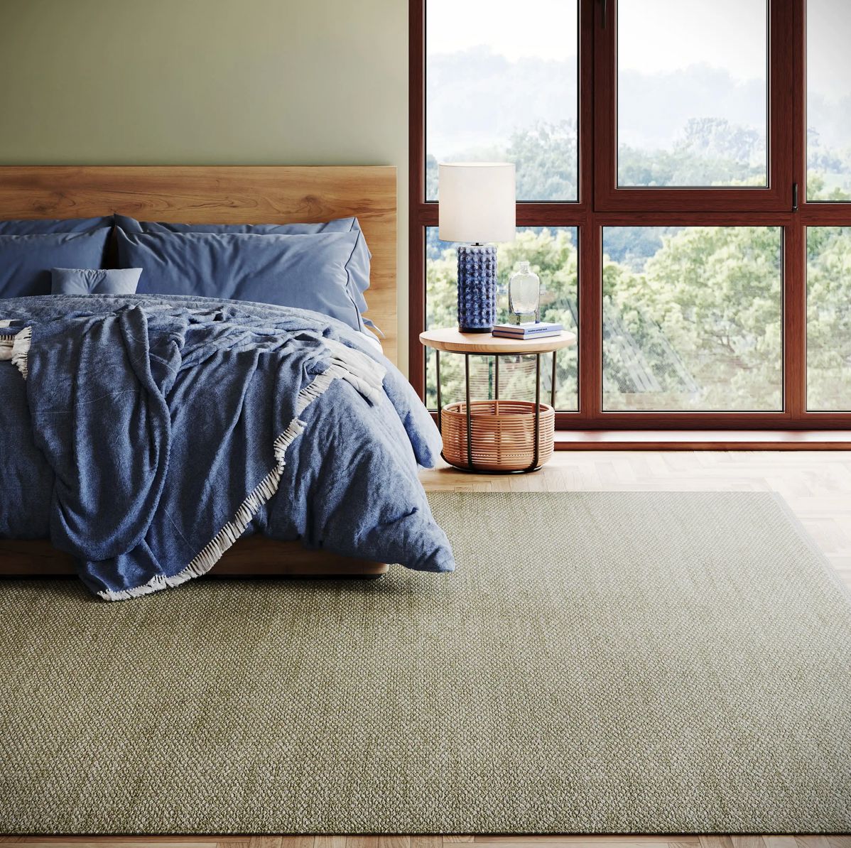 Pebble Green Indoor/Outdoor Rug Rugs 