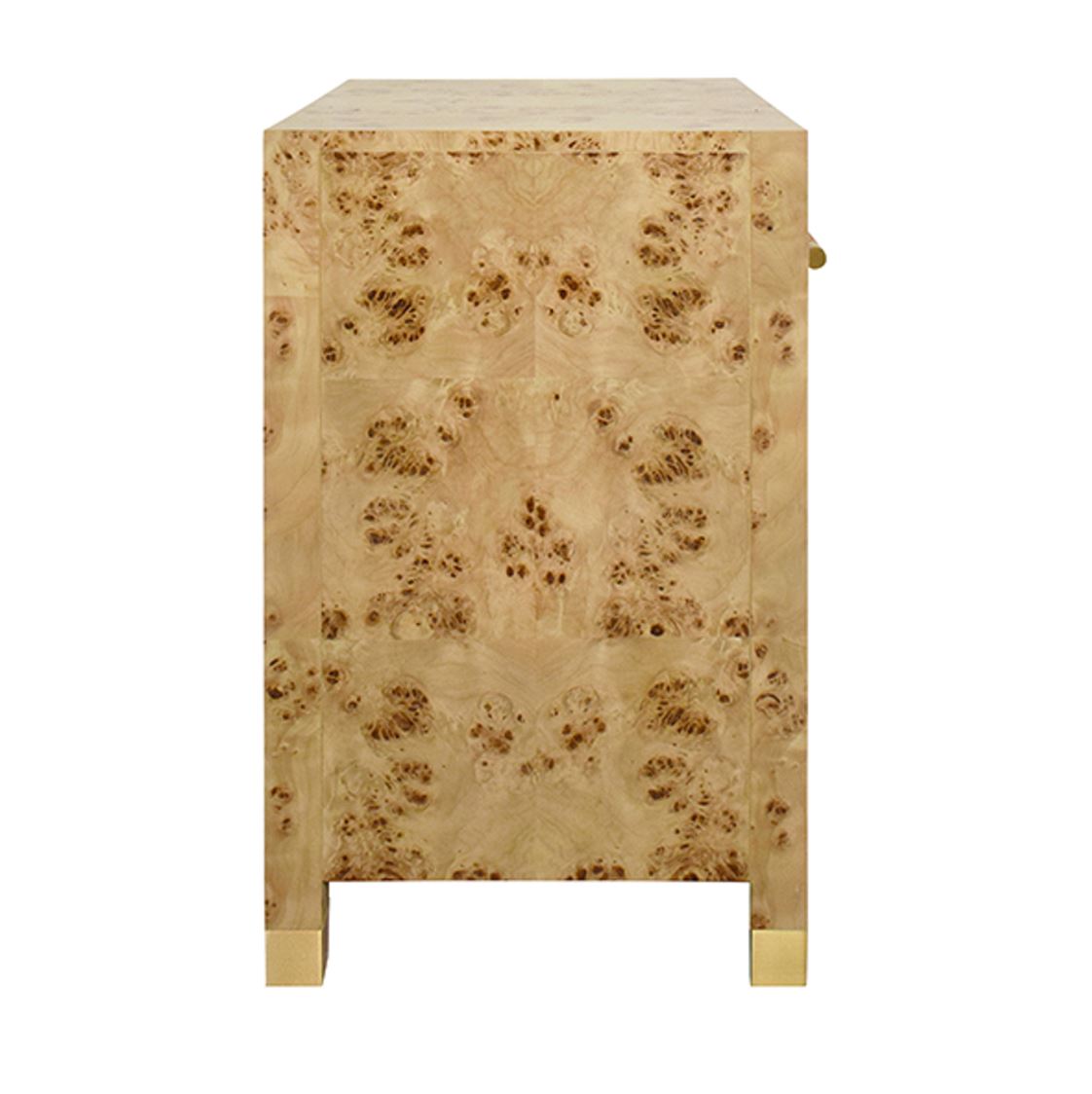 Pelham Burl Wood Side Table Accent Tables 