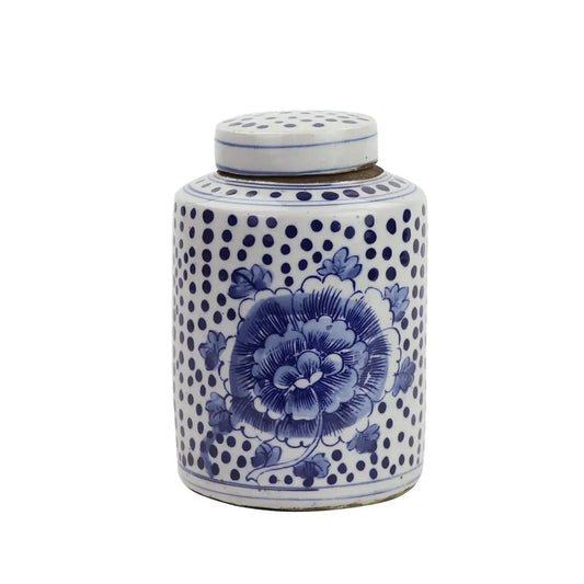 Peony Tea Jar Vases, Planters & Jars 