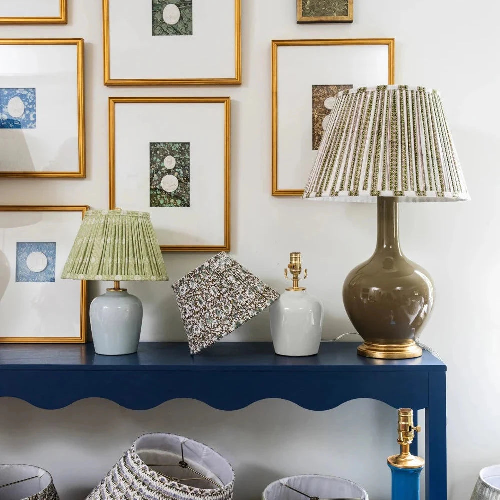 Petite Ceramic Table Lamp Base - Bone Tables Lamps 