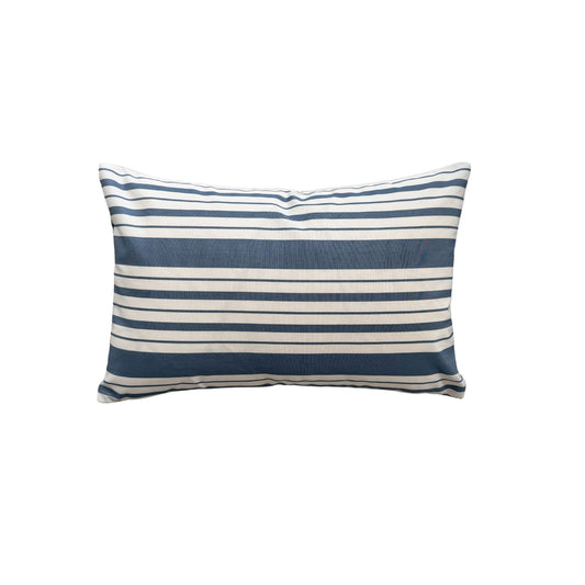 Petite Markie Stripe Lumbar Pillow - Cobalt Pillows 