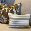 Petite Markie Stripe Lumbar Pillow - Leaf Pillows 