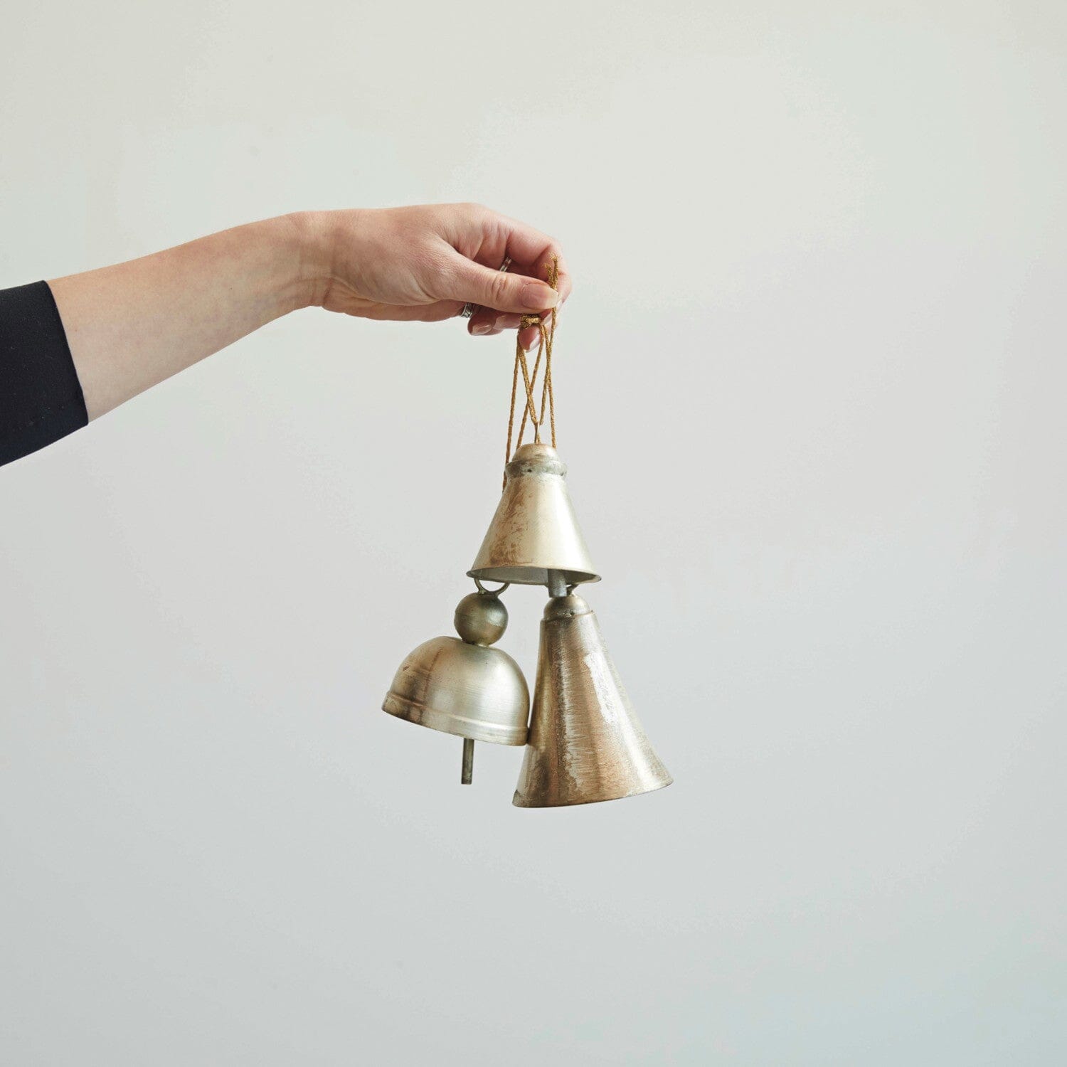 Pewter Metal Bells (Set of 3) Objects & Accents 