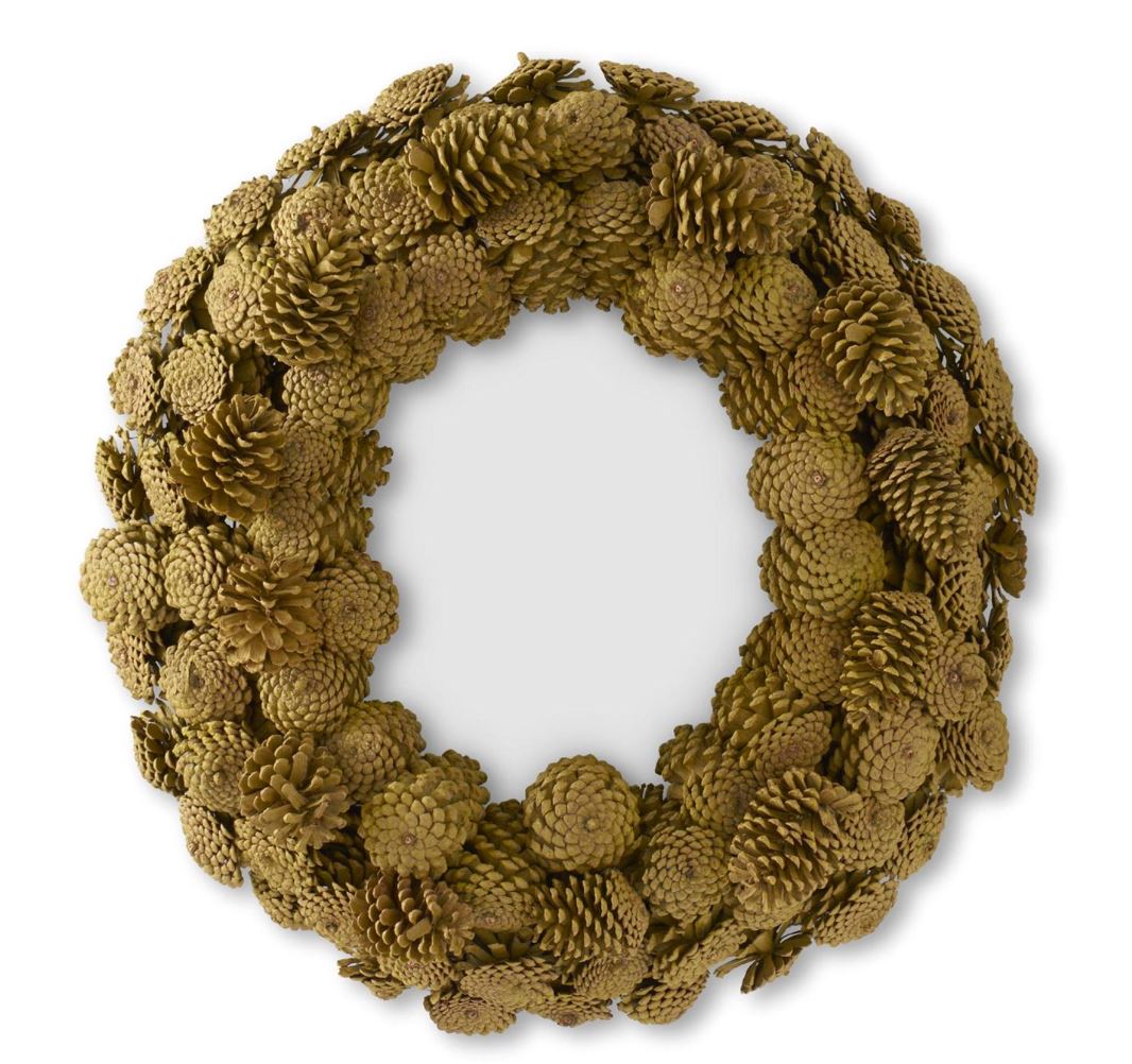 Pinecone Wreath Greenery 