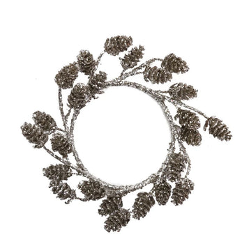 Pinecone Wreath- 7" Objects & Accents 