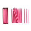 Pink Unscented Thin Taper Candles & Home Fragrance 