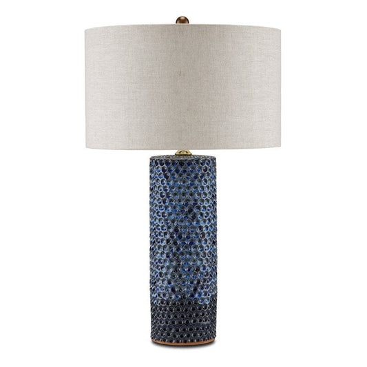 Polka Dot Blue Table Lamp Table Lamps 