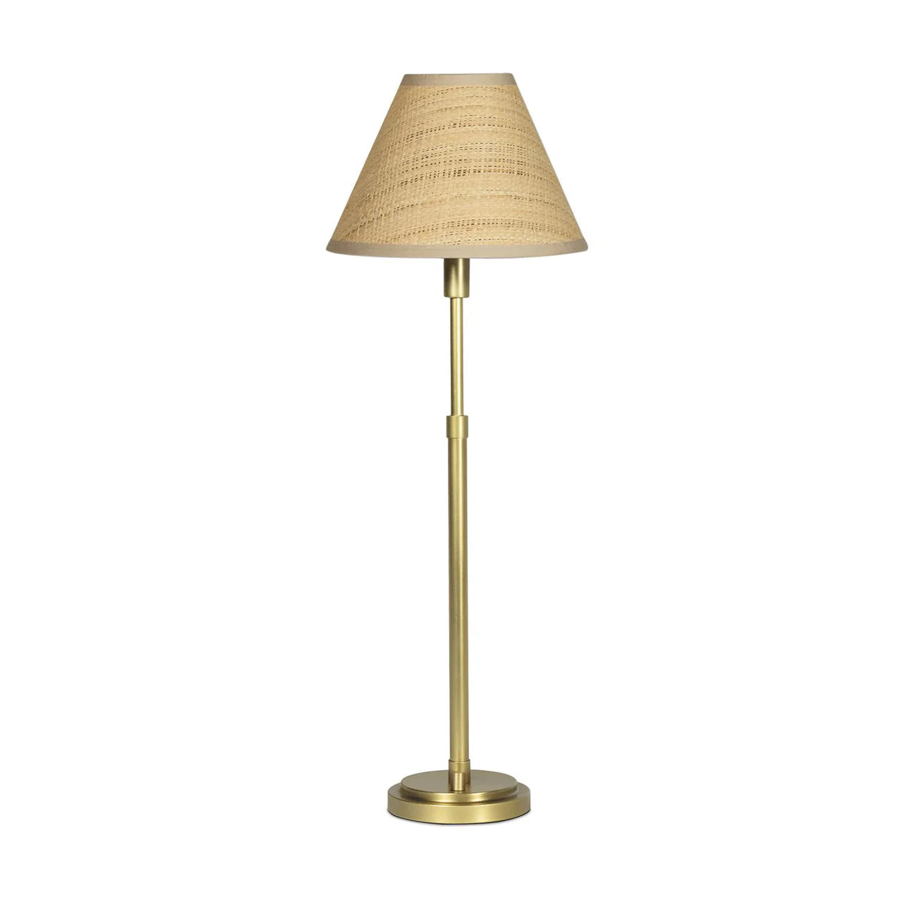 Polly Buffet Lamp - Rattan Shade Table Lamps 