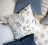 Pond Blue Velvet - Lumbar Pillows 