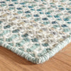 Poppy Blue Handwoven Wool Rug Rugs 