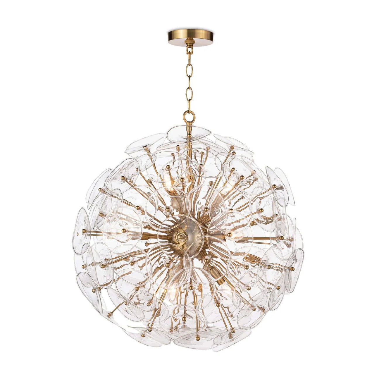 Poppy Glass Chandelier Chandelier Large 